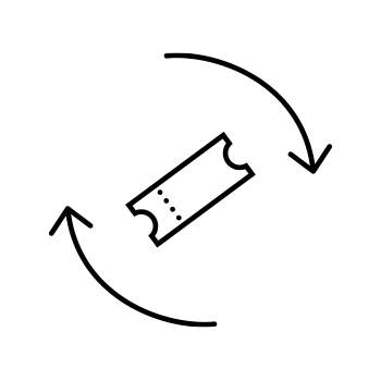 An icon of free ticket exchange Subscriber Benefit Free ticket exchange Icon